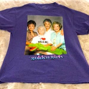 Like New - The Golden Girls T-shirt, Size M, purple